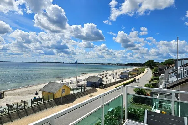 Blick vom Balkon auf die Ostsee Strandoase Sierksdorf Strandoase Meeresbrise