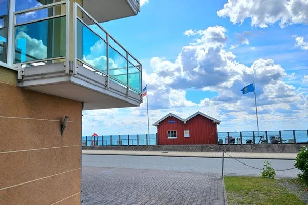 Balkon Strandoase Sierksdorf Strandoase Strandmuschel