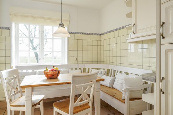  Haubarg Ossenhoff Appartement Buernhus Tating - Essbereich