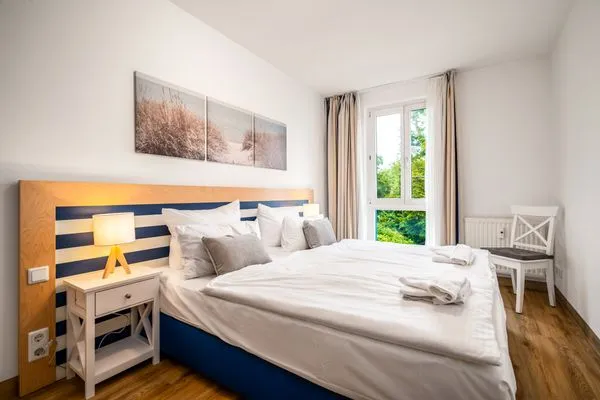 Ferienwohnung Strand Zingst Aparthotel Zingst - Schlafzimmer  Strand Zingst