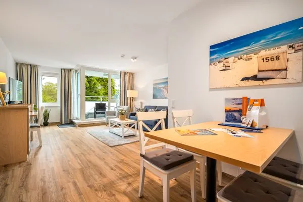 Ferienwohnung Strand Zingst Aparthotel Zingst - Wohnzimmer  Strand Zingst