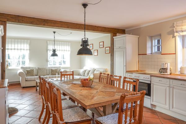  Haubarg Ossenhoff Appartement Gesindestuv Tating - Essbereich