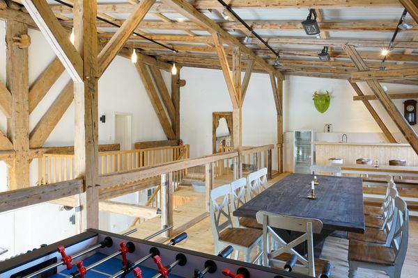  Haubarg Ossenhoff Appartement Kälvstall Tating - Gemeinschaftsraum
