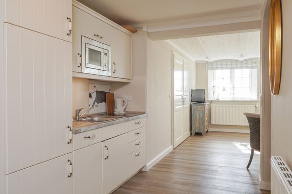 Haubarg Ossenhoff Appartement Kälvstall Tating - Küche