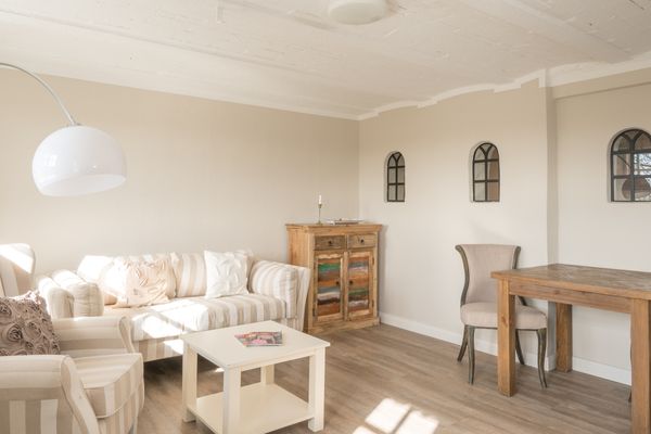 Haubarg Ossenhoff Appartement Kälvstall Tating - Wohnbereich