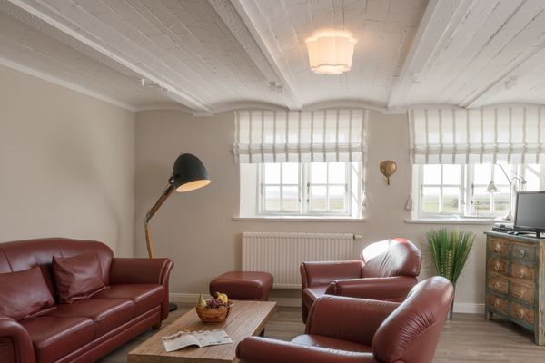  Haubarg Ossenhoff Appartement Kohstall Tating - Sitzgruppe