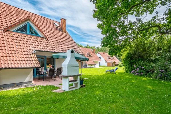 Terrasse Ferienpark Freesenbruch Doppelhaushälfte 11 - Windflüchter