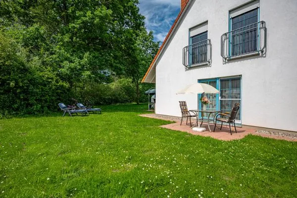 Terrasse Ferienpark Freesenbruch Doppelhaushälfte 11 - Windflüchter