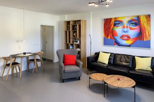 Wohnzimmer Haus Nordenlicht Ferienwohnung Wattkieker