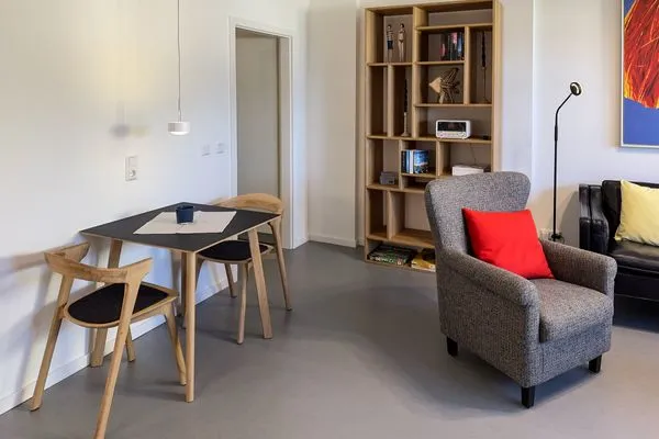 Wohnzimmer Haus Nordenlicht Ferienwohnung Wattkieker