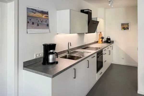 Küche / Küchenzeile Haus Nordenlicht Ferienwohnung Wattkieker