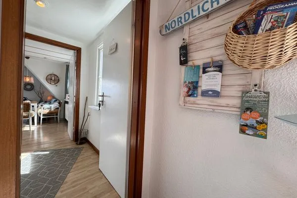 Eingangsbereich der Ferienwohnung im 1. OG  Nordlicht