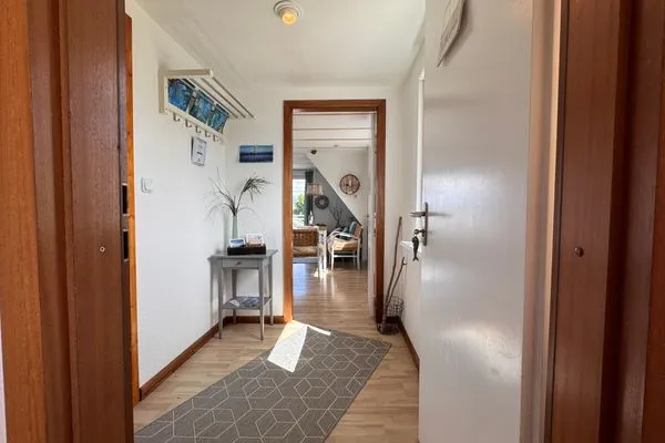 Eingangsbereich der Ferienwohnung im 1. OG  Nordlicht