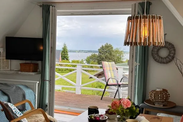 Meerblick: ein immer anderer Himmel und ständig wechselnder Blick  Nordlicht