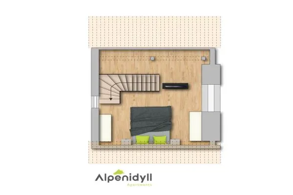 Grundriss Obergeschoss  KUL App. 5