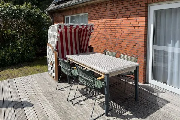 Terrasse  Ferienhaus *Koggenhüs*
