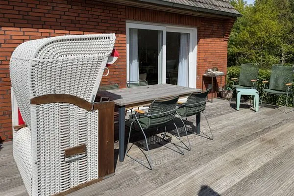 Terrasse  Ferienhaus *Koggenhüs*