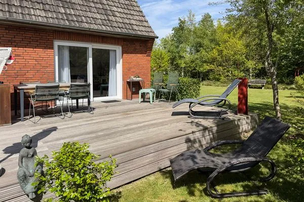 Terrasse  Ferienhaus *Koggenhüs*