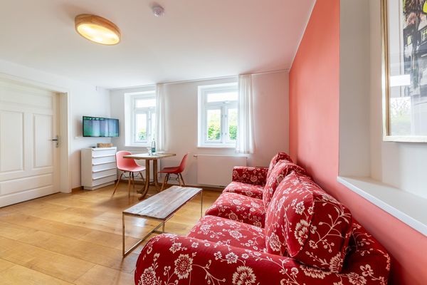  Am Boddenhaus Ostseebad Ahrenshoop - Wohnzimmer