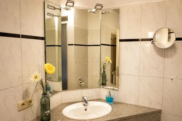 Badezimmer  Ostseewelle Ferienwohnung 13