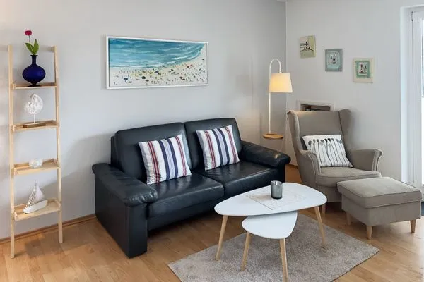 Wohnzimmer Haus Diana Ferienwohnung „Kniepsand"