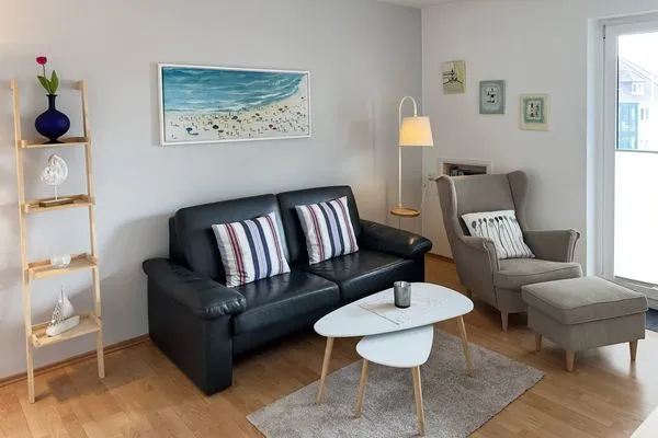 Wohnzimmer Haus Diana Ferienwohnung „Kniepsand"