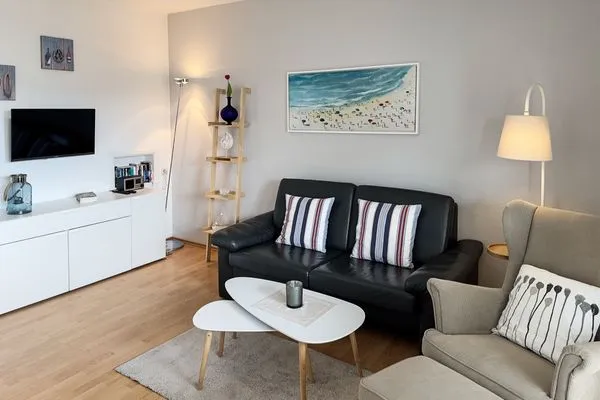 Wohnzimmer Haus Diana Ferienwohnung „Kniepsand"