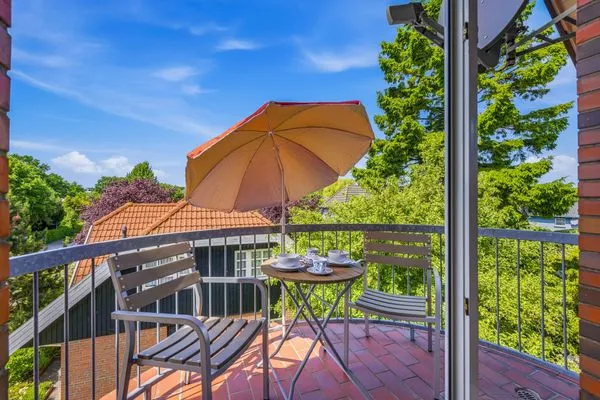 Balkon  Ferienwohnung Seepferdchen