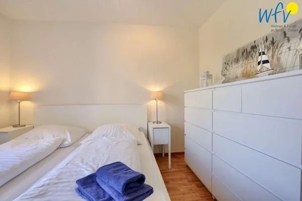 Schlafzimmer Residenz am Alten Leuchtturm Ferienwohnung 5
