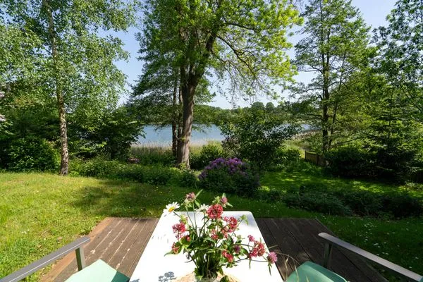 Gartenblick  Zwergenhaus