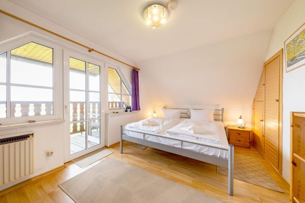  Ferienhaus Boddenblick Ostseebad Ahrenshoop - Schlafzimmer