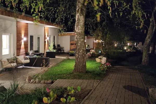 Fassade / Eingang Green Village Ferienwohnung Igelnest