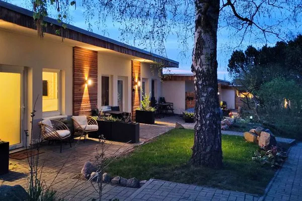 Fassade / Eingang Green Village Ferienwohnung Igelnest