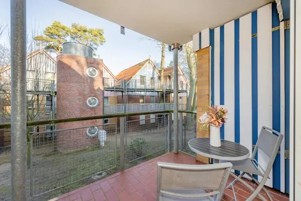 Balkon Seeblick Anlage App. Lachmöwe
