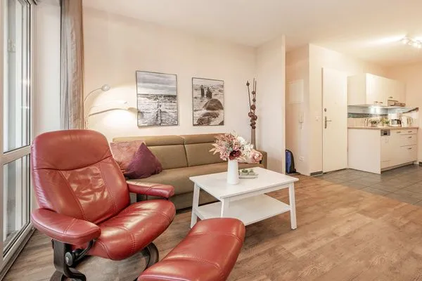 Wohnzimmer Seeblick Anlage Fewo Unterdeck