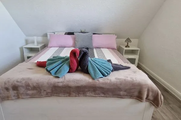 Schlafzimmer  Ferienwohnung Auszeit