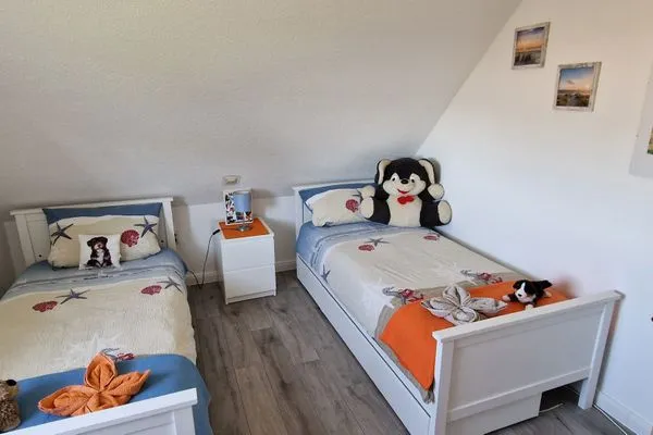 Schlafzimmer  Ferienwohnung Auszeit