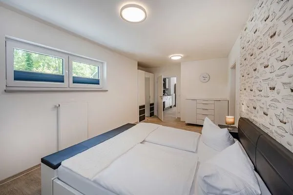 Schlafzimmer Villa Doris App. 06 Morgenrot