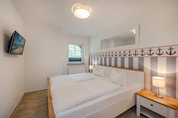 Schlafzimmer Villa Doris App. 02 Morgensonne