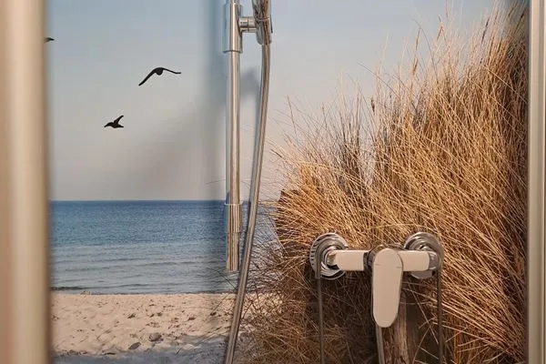 Badezimmer  Hus op de Wurth Ferienwohnung 17 - Godewind -