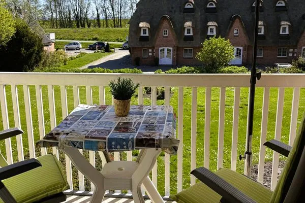 Balkon  Hus op de Wurth Ferienwohnung 17 - Godewind -