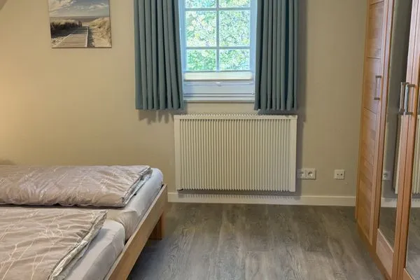 Schlafzimmer  Hus op de Wurth Ferienwohnung 17 - Godewind -
