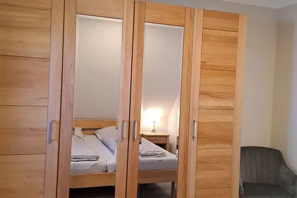 Schlafzimmer  Hus op de Wurth Ferienwohnung 17 - Godewind -