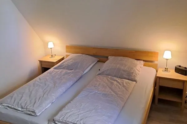 Schlafzimmer  Hus op de Wurth Ferienwohnung 17 - Godewind -
