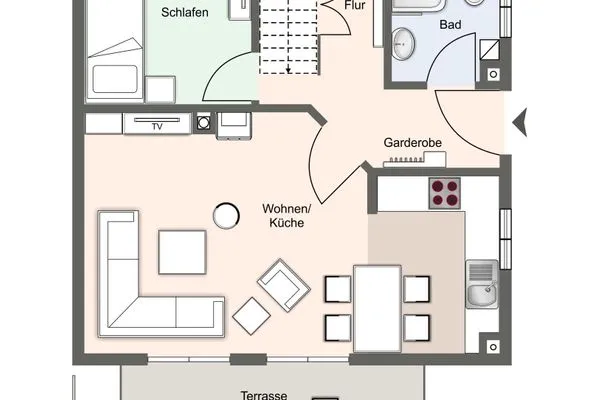 Reetdachhaus Friesengut Reetdachhaus FRIESENgut SPO Dorf - Grundriss