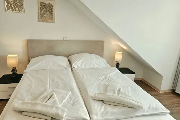 Schlafzimmer unten Strandoase Sierksdorf Strandoase Meeresbrise