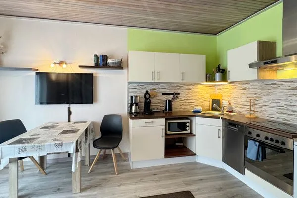 Wohnzimmer  Ferienwohnung Strandkorb