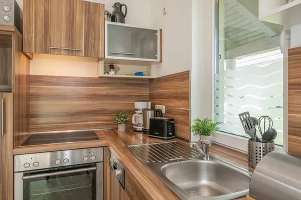 Küche / Küchenzeile Haus Ostseekristall App. Smaragd