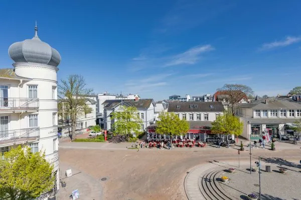 Blick auf Sehenswürdigkeit Haus Skanska App. Karlskrona