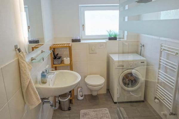  Reetjuwel Eiderstedt - Achterdeck Katharinenheerd - Badezimmer